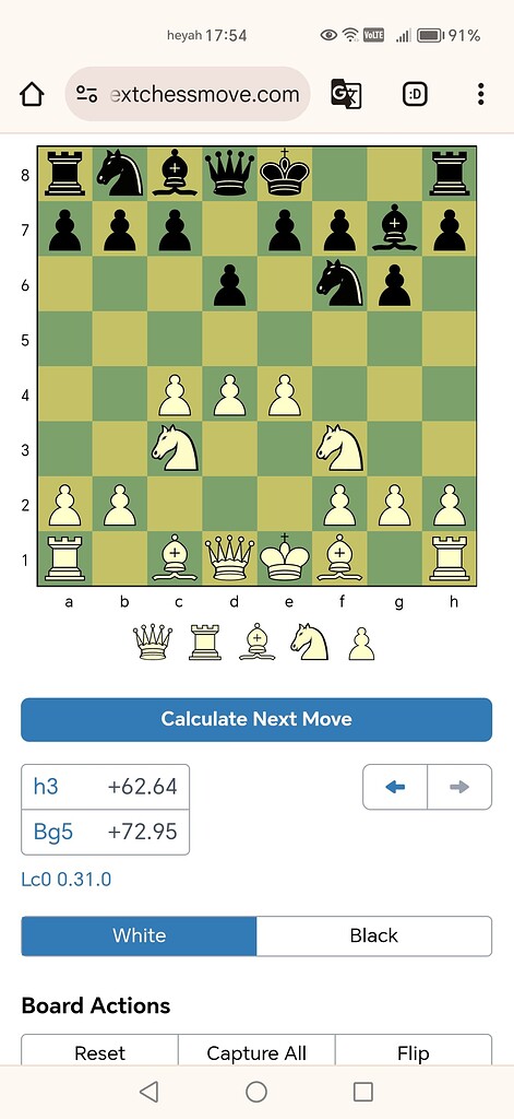 Lc0 Strange Evaluation Next Chess Move