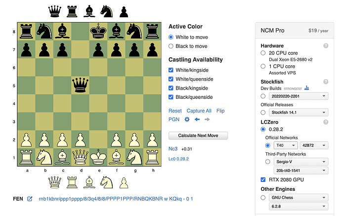 Lc0 networks, which is the best? - Next Chess Move